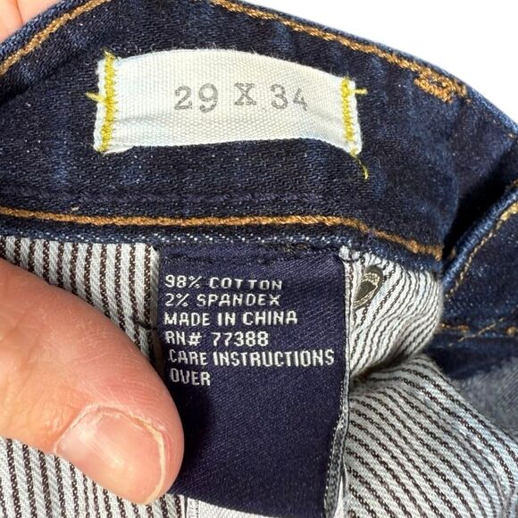 |EUC| MADEWELL Dark Wash Rail Straight Denim Jeans - Picture 8 of 8